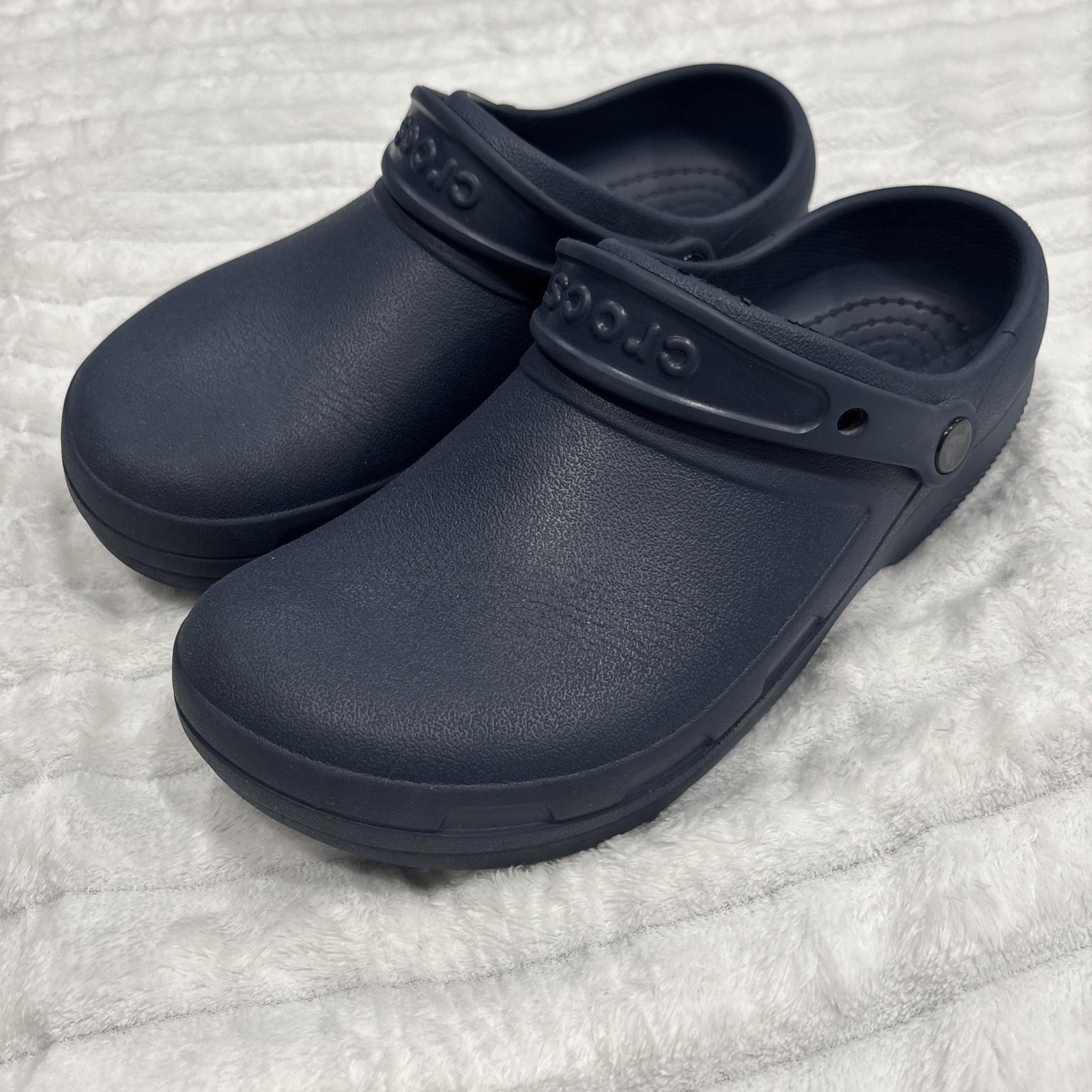 Crocs At Work Unisex Women's 11 Men's 9 Iconic Crocs Comfort Blue